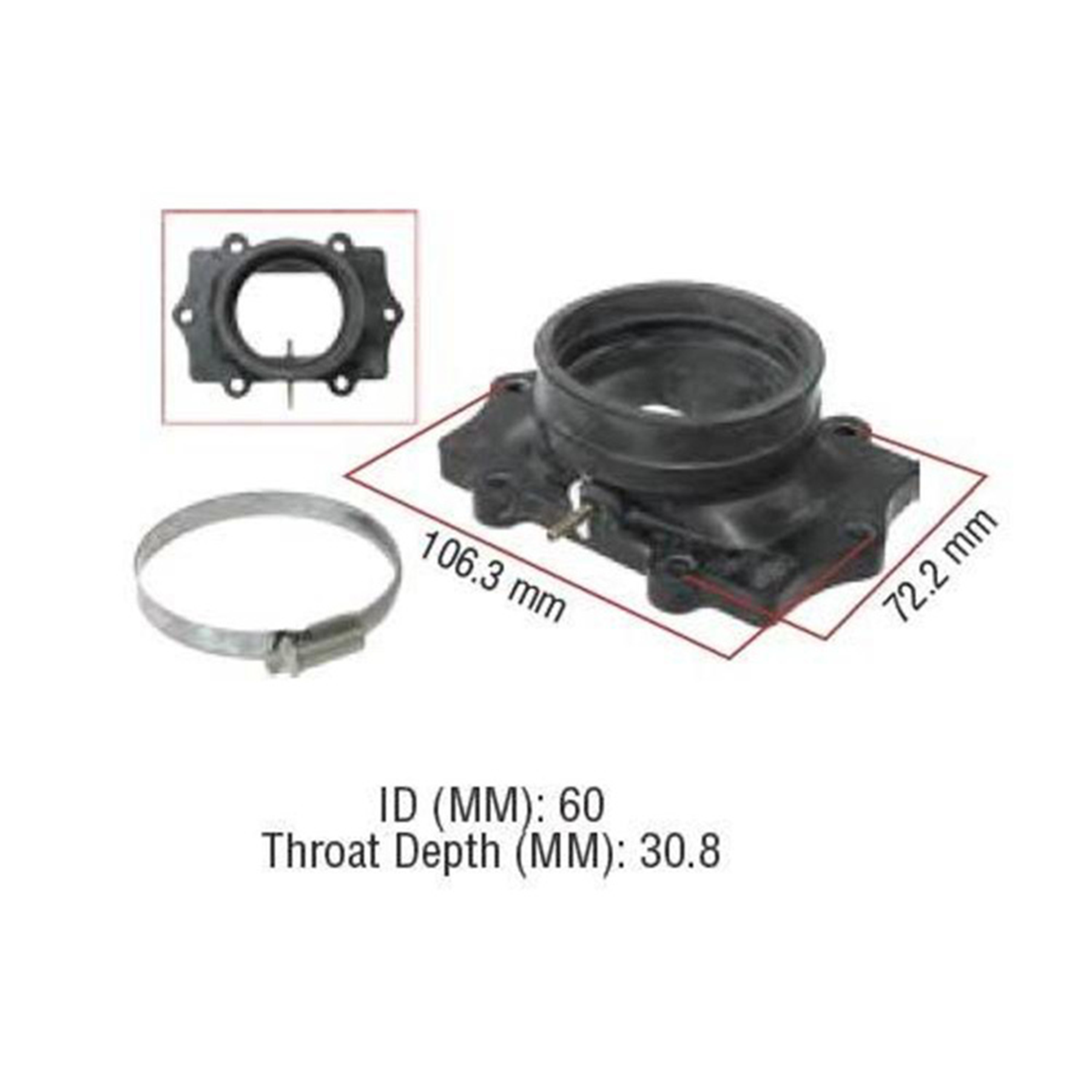 Intake Flange By Size Image